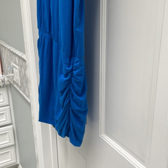 Michael Stars RacerBack Dress/L Royal Blue - Picture 5 of 5